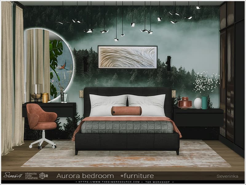Галерея мода Набор для спальни Aurora Bedroom Furniture #1